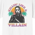 thumbnail image 2 of Ghostface Chillin' Like A Villain Crew Neck Short Sleeve Men's White T-shirt - 6XL, 2 of 4