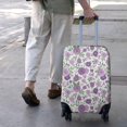 thumbnail image 3 of Pioneer Flower Floral Print Pattern Luggage Cover Fashion Suitcase Cover Baggage Covers Fit 25-28 Inch Luggage (Go Travel), 3 of 5
