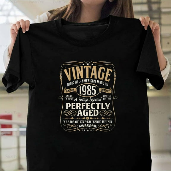 Vintage 1985 40th Birthday Gift For Men & Women V50002 New Unisex T-Shirt , up to 5XL