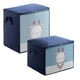 thumbnail image 5 of Bolsa de almacenamiento plegable, organizador de gran capacidad para ropa, mantas y edredones, tela resistente con asas, perfecta para guardar suéteres de temporada, debajo de la cama y en, 5 of 7