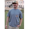 thumbnail image 2 of Burlebo Wood Duck Stamp Tee - Short Sleeve - Heather Blue Jean, 2 of 2
