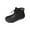 Black, variant on Xfvqtps Ankle Boots for Women Lace up Leather Flat Round Toe Fashion Casual Commute Boots Black