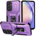 thumbnail image 1 of Funda para GANGXUN Samsung Galaxy A55 5G - Soporte metálico, Función magnética, Morado, 1 of 5