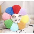 thumbnail image 2 of FZFLZDH Cat Recovery Collar, Adjustable Cute Cat Cone Collar After Surgery Wound Healing Protective Cotton Cone Soft Elizabethan Neck Kitten Collars, 2 of 5