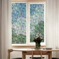 thumbnail image 5 of Window Privacy Film, Privacy Film for Glass Windows, Window Vinyl Glass Covering, Static Window Clings, Non-Adhesive, No-Glue for Home Office Living Room, 23''x47'' , Multicolor, 5 of 8