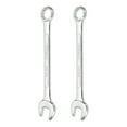 thumbnail image 1 of 2Pcs Combination Wrench 17mm Metric 12-Point Box and Open End Zinc Plated Steel, 1 of 7