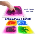 thumbnail image 2 of Sensory Floor Tiles for Kids Toddlers | 30cm x 30cm Liquid Puzzle Mats | Colorful Autism Sensory Play Tiles for Preschool & Daycare 6 Pack, 2 of 8