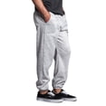 thumbnail image 2 of Men's Basic Fleece Jogger Sweatpants with Pockets, Up to 5X, 2 of 6
