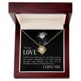 thumbnail image 5 of To My Love I Fell in Love Infinity Knot Necklace Message Card, 5 of 17