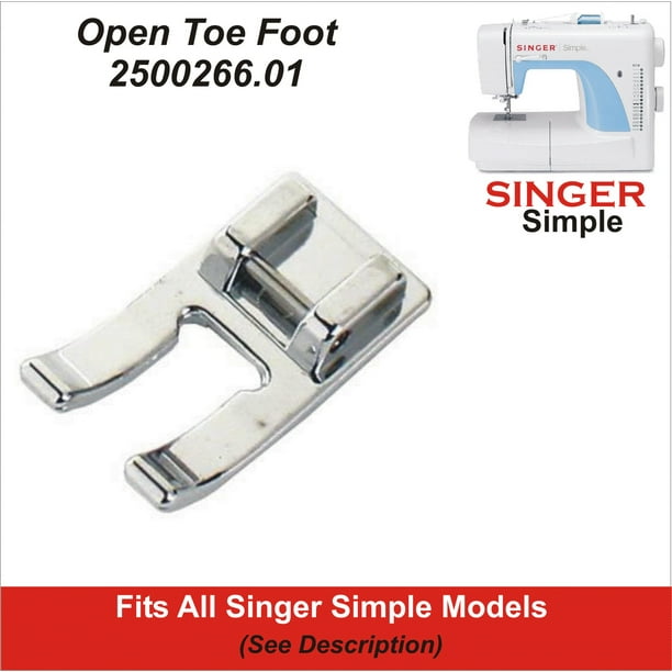 Metal Open Toe Foot Fits Singer Simple Models Including 3116, 2932