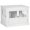 White, variant on PawHut 31" Dog Crate Furniture End Table with Three Doors for Small Dogs