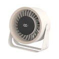 thumbnail image 4 of Ventilador de escritorio Ventilador personal Silencioso Ventilador de aire recargable por USB Ventilador compacto portátil Beige, 4 of 9