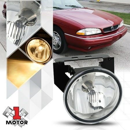 Pontiac Bonneville Bumper Cover LH/RH OE Style Replacement Fog Light Bumper Lamp for 92-99 Pontiac Bonneville 93 94 95 96 97 98 ()