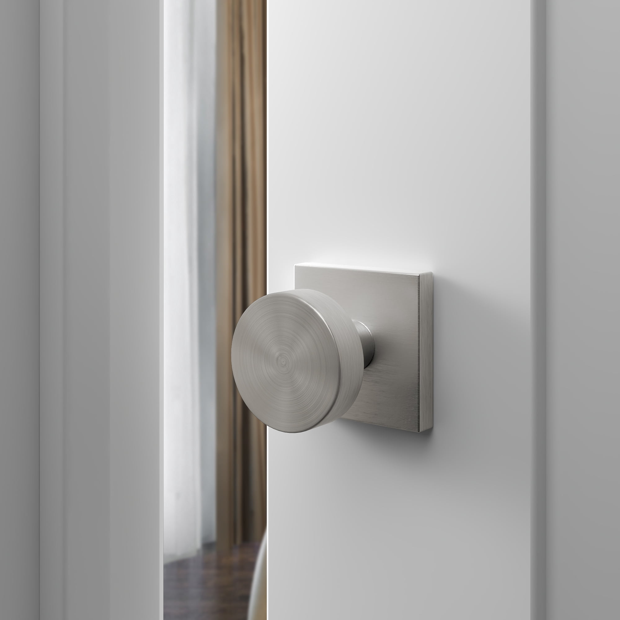 Villar Home Designs Door Knob Dream Satin Nickel Passage 4 Pack