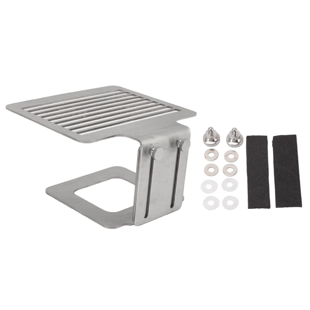 DeWin Support de Balance pour Machine à café, Support de Balance pour Machine à café Support de pesée Solide réglable en Hauteur en Acier Inoxydable(Argent)