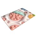 thumbnail image 1 of Alfombra de piso absorbente, alfombra de área suave, alfombra de ducha, alfombra de baño, alfombra de baño para Estilo D, 1 of 9