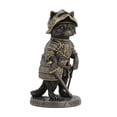 thumbnail image 2 of Veronese Design 5 1/8 Inch Tall Sir Laveur Raccoon Man at Arms Animal Knight Cold Cast Bronzed Resin Figurine Cute Wild Life Fantasy Collectible, 2 of 8