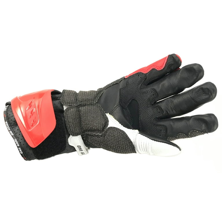 新しく着き Alpinestars Supertech Gloves - Black/White/Red - XL バイクウェア・装備