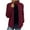 Wine, variant on Hfyihgf Women's Lightweight Full Zip Soft Fleece Jacket Long Sleeve Stand Collar Outwear Outdoor Recreation Fluffy Coat with Pockets(Black,L)