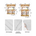 thumbnail image 5 of Orange Fall Swag Curtains for Living Room/Bedroom Windows, Thanksgiving Gnomes Maple Leaf Sunflower Kitchen Curtains and Valances Set 36 Inch Length, Light Filtering Swags Valance Curtain Panels, 5 of 5