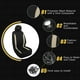 thumbnail image 3 of 4uds Coche Asiento Cubiertas Cabeza Descanso Cubierta Coche Asiento Cubiertas Beige Negro, 3 of 8