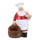 thumbnail image 2 of 1 adorno de resina, regalo navideño, lindas mini figuras decorativas de Papá Noel Cocinero, 2 of 9