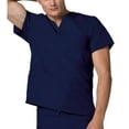 thumbnail image 2 of Adar Universal Unisex V-Neck Tunic 3 Pocket Scrub Top (Available in 39 Colors), 2 of 7