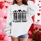 thumbnail image 4 of Sudadera con capucha y estampado de corazón de San Valentín, sudadera de manga larga para niños y niñas, chaqueta para niñas de talla mediana y grande., 4 of 7