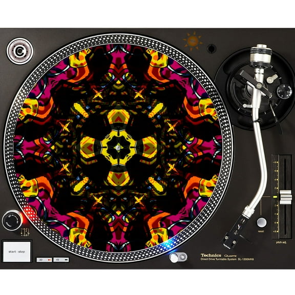 KuzmarK™ 12" DJ Turntable Slipmat - Psyche Out
