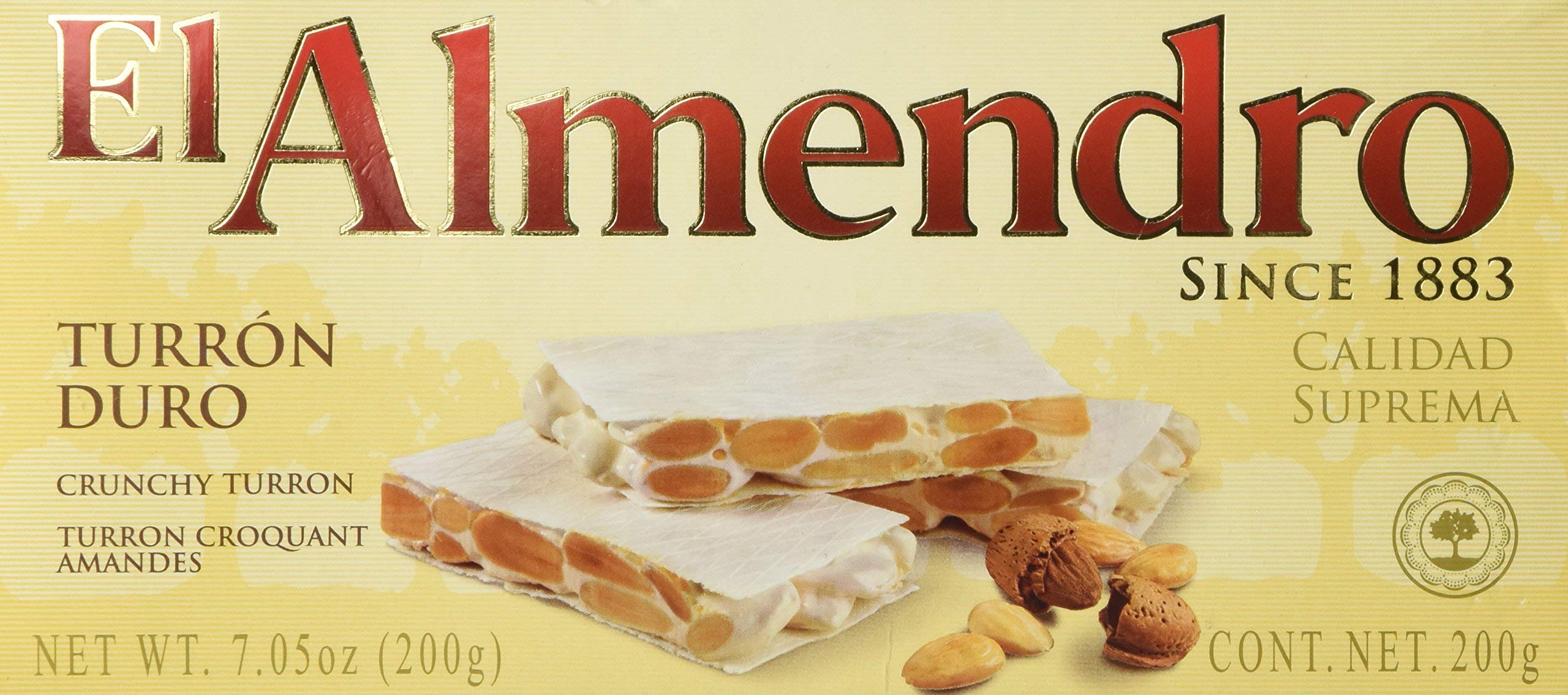 El Almendro Crunchy Almond Turron (3 PACK 7.05oz Each Bar) - image 2 of 3