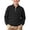 G04 Black, variant on LUGOGNE Girls Boys Pullover Sweatshirt Quarter Zip Long Sleeve Collar Sweatshirts Kids Comfortable Fall Winter Casual School Uniform Outfits Yellow,11-12Years