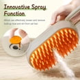 thumbnail image 3 of White Self-Cleaning Pet Grooming Brush,3-In-1 Self-Cleaning Pet Grooming Brush with Steam Spray for Cats Dogs Shedding Control (2026 New Model), 3 of 10