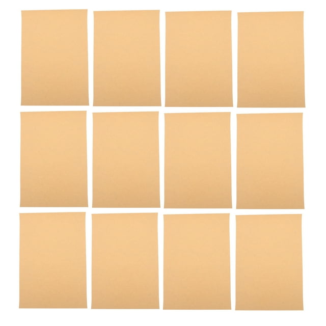 Weiweiguan 100 Pcs 4k Painting Kraft Cardboard Blank Kraft Drawing Paper for Practice