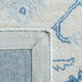 thumbnail image 3 of Safavieh Lauren Ralph Lauren Handmade Gunnhild Wool Rug Ivory/Blue 7' x 7' Square 6' Square Indoor Blue Square Vintage, 3 of 5