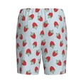 thumbnail image 4 of Yiaed Hand Drawn Strawberry for Men's Soft Sleep Pajama Short Lounging Pajama Shorts-3X-Large, 4 of 8