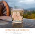 thumbnail image 2 of HERFIER 6 pcs Whiskey Quartz Stones Reusable Ice Cubes Quartz Stone Ice Cube for Drinks 0.79x0.79x0.79in, 2 of 8