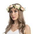 thumbnail image 2 of MSJUHEG Crown of Thorns Headpiece,Flower Headpiece,Flower Headband,Fairy Crown,Flower Crown,Garland Wreath Flower Floral Hair Crown Headband Multi-color One Size, 2 of 7