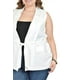 thumbnail image 4 of Chaleco elegante con cinto Roman Fashion /Tallas Extras, 2557 (Ivory) blanco 38, 4 of 5