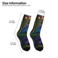 thumbnail image 2 of Uemuo Cute Blue Frog Printed Kids Boys Socks Seamless Crew Socks Crazy Funny Athletic Sport Socks for Children, 2 of 6
