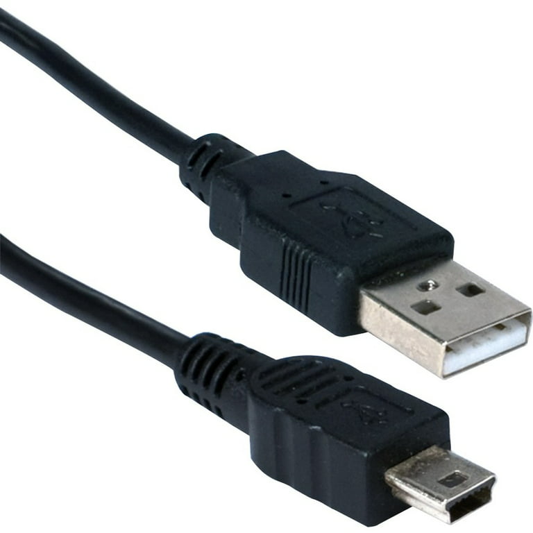 synonymordbog Vær tilfreds Statistikker QVS 3ft USB 2.0 Type A Male to Mini B Male Sync & Charger Cable for  Smartphone/Tablets/MP3/PDA and GPS - Walmart.com