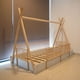 thumbnail image 5 of Cama Tipi Montessori Con Barandales De Madera Individual, 5 of 5