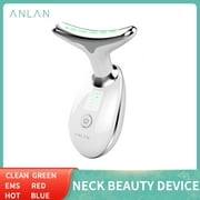 ANLAN Neck Face Beauty Device 3 Colors LED Photon Therapy Skin Tighten Reduce Double Chin Anti Wrinkle Remove Skin Care Tools
