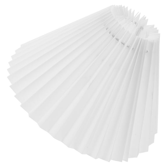 Voiceine Fabric Lampshade Pleated Lamp Shade Table Lamp Lampshade Vintage Style Lampshade Replacement Lamp Cover Bedroom Lamp Shade E27/E14