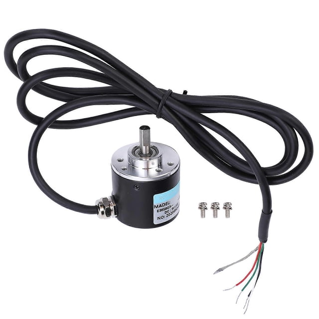 Encoder 5?24V DC AB 2 Phase Incremental Rotary Solid Shaft Encoder for Office Automation Engineering1024B