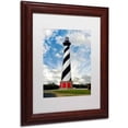 thumbnail image 2 of Trademark Fine Art 'Cape Hatteras Lighthouse' Canvas Art by PIPA Fine Art, White Matte, Wood Frame, 2 of 4