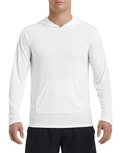 G465 -Gravel 2XL Gildan Mens Performance Adult Hooded T-Shirt