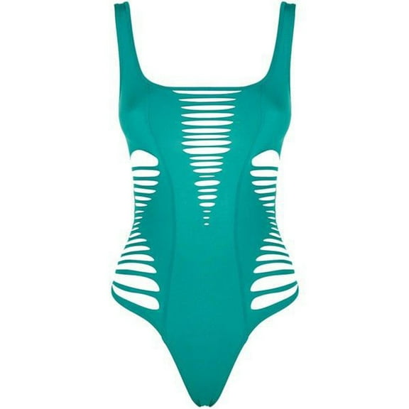 REORIAFEE Womens Swimsuits Plus Size Tropical Beachwear Bikini One Piece Swimsuit Army Green L