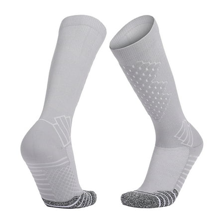 

Over the Calf Sport Socks for Men and Women Moisture Wicking Tall Cushioned Boot Socks grey，G194471