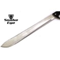 thumbnail image 4 of Snake Eye Tactical Full Tang Two Tone Handle Silver Sawback Fixed Blade Machete, 4 of 6