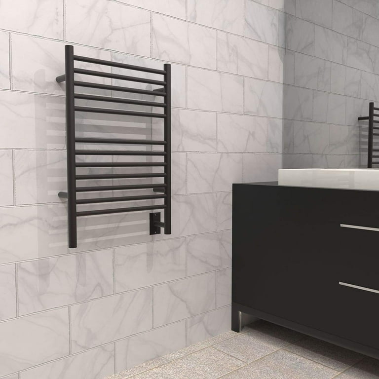 Amba ESO Classic Towel Warmer with 12 Straight Bars Oil Rubbed Bronze